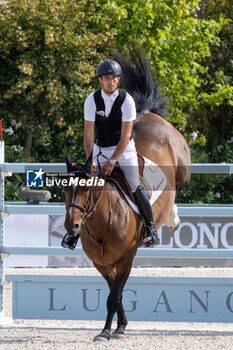 2024-09-01 - Victor Bettendorf on Foxy de la Roque, First place, during the first round of the Longines Global Champions Tour - HORSE RIDING LONGINES GLOBAL CHAMPIONS TOUR ROME 2024 - INTERNATIONALS - EQUESTRIAN