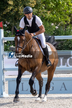 2024-09-01 - Victor Bettendorf on Foxy de la Roque, First place, during the first round of the Longines Global Champions Tour - HORSE RIDING LONGINES GLOBAL CHAMPIONS TOUR ROME 2024 - INTERNATIONALS - EQUESTRIAN