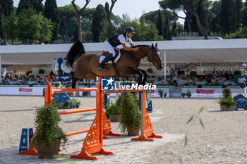 2024-09-01 - Victor Bettendorf on Foxy de la Roque, First place, during the first round of the Longines Global Champions Tour - HORSE RIDING LONGINES GLOBAL CHAMPIONS TOUR ROME 2024 - INTERNATIONALS - EQUESTRIAN