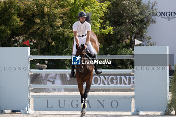 2024-09-01 - Christian Kukuk on Just Be Gentle, fourth place, during the first round of the Longines Global Champions Tour - HORSE RIDING LONGINES GLOBAL CHAMPIONS TOUR ROME 2024 - INTERNATIONALS - EQUESTRIAN