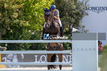 2024-09-01 - Piergiorgio Bucci on Hantano, sixth place, during the first round of the Longines Global Champions Tour - HORSE RIDING LONGINES GLOBAL CHAMPIONS TOUR ROME 2024 - INTERNATIONALS - EQUESTRIAN