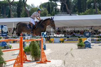 2024-09-01 - Piergiorgio Bucci on Hantano, sixth place, during the first round of the Longines Global Champions Tour - HORSE RIDING LONGINES GLOBAL CHAMPIONS TOUR ROME 2024 - INTERNATIONALS - EQUESTRIAN