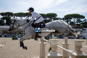 2024-09-01 - Zascha Nygaard Lill on Primavera, ninth place, during the first round of the Longines Global Champions Tour - HORSE RIDING LONGINES GLOBAL CHAMPIONS TOUR ROME 2024 - INTERNATIONALS - EQUESTRIAN