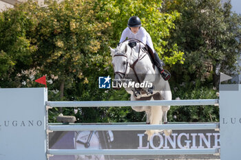 2024-09-01 - Zascha Nygaard Lill on Primavera, ninth place, during the first round of the Longines Global Champions Tour - HORSE RIDING LONGINES GLOBAL CHAMPIONS TOUR ROME 2024 - INTERNATIONALS - EQUESTRIAN