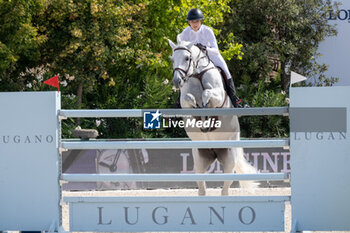 2024-09-01 - Zascha Nygaard Lill on Primavera, ninth place, during the first round of the Longines Global Champions Tour - HORSE RIDING LONGINES GLOBAL CHAMPIONS TOUR ROME 2024 - INTERNATIONALS - EQUESTRIAN