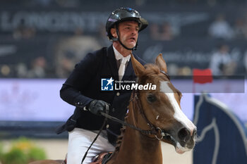 09/11/2024 - Gregory Cottard riding Gammelgaards Carola in action during International Winning Round CSI5*- W Trophy n.5 presented by Crivelli at Jumping Verona, Pala Fimauto on November 9, 2024, Verona, Italy. - CSI5*- W PREMIO N.5 PRESENTED BY CRIVELLI WINNING ROUND CATEGORY - INTERNAZIONALI - EQUITAZIONE