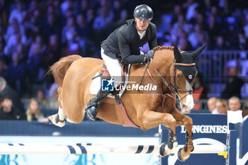 10/11/2024 - Jerome Guery riding Careca LS Elite in action during CSI5*- W Longines FEI Jumping World Cup 2024 Gran Prix presented by KASK, at Pala Fimauto on November 10, 2024, Verona, Italy. - CSI5*-W LONGINES FEI WORLD CUP™ PRESENTED BY KASK GRAN PRIX - INTERNAZIONALI - EQUITAZIONE