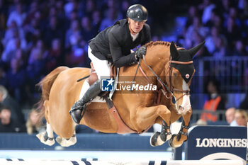 10/11/2024 - Jerome Guery riding Careca LS Elite in action during CSI5*- W Longines FEI Jumping World Cup 2024 Gran Prix presented by KASK, at Pala Fimauto on November 10, 2024, Verona, Italy. - CSI5*-W LONGINES FEI WORLD CUP™ PRESENTED BY KASK GRAN PRIX - INTERNAZIONALI - EQUITAZIONE