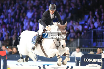 10/11/2024 - Philippe Rozier riding Dirty Sweet in action during CSI5*- W Longines FEI Jumping World Cup 2024 Gran Prix presented by KASK, at Pala Fimauto on November 10, 2024, Verona, Italy. - CSI5*-W LONGINES FEI WORLD CUP™ PRESENTED BY KASK GRAN PRIX - INTERNAZIONALI - EQUITAZIONE