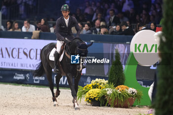 10/11/2024 - Marlon Modolo Zanotelli riding Zy-Zento in action during CSI5*- W Longines FEI Jumping World Cup 2024 Gran Prix presented by KASK, at Pala Fimauto on November 10, 2024, Verona, Italy. - CSI5*-W LONGINES FEI WORLD CUP™ PRESENTED BY KASK GRAN PRIX - INTERNAZIONALI - EQUITAZIONE