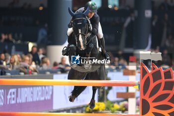 10/11/2024 - Marlon Modolo Zanotelli riding Zy-Zento in action during CSI5*- W Longines FEI Jumping World Cup 2024 Gran Prix presented by KASK, at Pala Fimauto on November 10, 2024, Verona, Italy. - CSI5*-W LONGINES FEI WORLD CUP™ PRESENTED BY KASK GRAN PRIX - INTERNAZIONALI - EQUITAZIONE