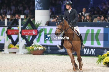 10/11/2024 - Pal Flam riding Mega Special DC in action during CSI5*- W Longines FEI Jumping World Cup 2024 Gran Prix presented by KASK, at Pala Fimauto on November 10, 2024, Verona, Italy. - CSI5*-W LONGINES FEI WORLD CUP™ PRESENTED BY KASK GRAN PRIX - INTERNAZIONALI - EQUITAZIONE