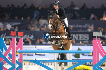 10/11/2024 - Scott Brash riding Hello Jefferson in action during CSI5*- W Longines FEI Jumping World Cup 2024 Gran Prix presented by KASK, at Pala Fimauto on November 10, 2024, Verona, Italy. - CSI5*-W LONGINES FEI WORLD CUP™ PRESENTED BY KASK GRAN PRIX - INTERNAZIONALI - EQUITAZIONE