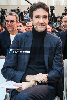2024-02-08 - CEO of LVMH Holding Company Antoine ARNAULT poses during the unveiling of the medals for the Paris 2024 Olympic and Paralympic games on February 8, 2024 in Saint-Denis, France - OLYMPIC GAMES PARIS 2024 - UNVEILING OF OLYMPIC AND PARALYMPIC MEDALS - OLYMPIC GAMES PARIS 2024 - OLYMPIC GAMES