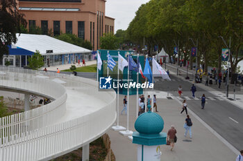 2024-07-25 - Olympics Village Italia Team arrive - OLYMPIC VILLAGE - OLYMPIC GAMES PARIS 2024 - OLYMPIC GAMES