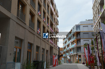 2024-07-25 - Olympics Village Italia Team arrive - OLYMPIC VILLAGE - OLYMPIC GAMES PARIS 2024 - OLYMPIC GAMES