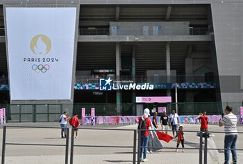 2024-07-24 - Illustration ahead of the Football, Men's Group B, between Argentina and Morocco during the Olympic Games Paris 2024 on 24 July 2024 at Geoffroy-Guichard Stadium in Saint-Etienne, France - OLYMPIC GAMES PARIS 2024 - 24/07 - OLYMPIC GAMES PARIS 2024 - OLYMPIC GAMES