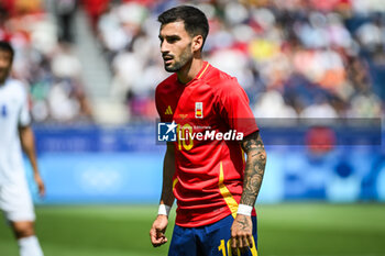 2024-07-24 - BAENA Alex of Spain during the football match between Uzbekistan and Spain, Olympic Games Paris 2024 on 24 July 2024 at Parc des Princes stadium in Paris, France - OLYMPIC GAMES PARIS 2024 - 24/07 - OLYMPIC GAMES PARIS 2024 - OLYMPIC GAMES