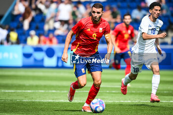 2024-07-24 - RUIZ Abel of Spain during the football match between Uzbekistan and Spain, Olympic Games Paris 2024 on 24 July 2024 at Parc des Princes stadium in Paris, France - OLYMPIC GAMES PARIS 2024 - 24/07 - OLYMPIC GAMES PARIS 2024 - OLYMPIC GAMES