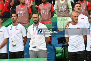 2024-07-24 - Tarik Sektioui of Morocco during the Football, Men's Group B, between Argentina and Morocco during the Olympic Games Paris 2024 on 24 July 2024 at Geoffroy-Guichard Stadium in Saint-Etienne, France - OLYMPIC GAMES PARIS 2024 - 24/07 - OLYMPIC GAMES PARIS 2024 - OLYMPIC GAMES