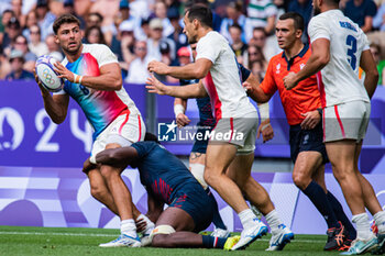 2024-07-24 - Antoine Zeghdar (France), Rugby Sevens, Men's Pool C between France and United States during the Olympic Games Paris 2024 on 24 July 2024 at Stade de France in Saint-Denis, France - OLYMPIC GAMES PARIS 2024 - 24/07 - OLYMPIC GAMES PARIS 2024 - OLYMPIC GAMES