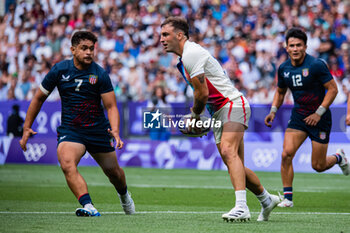 2024-07-24 - Jean Pascal Barraque (France), Rugby Sevens, Men's Pool C between France and United States during the Olympic Games Paris 2024 on 24 July 2024 at Stade de France in Saint-Denis, France - OLYMPIC GAMES PARIS 2024 - 24/07 - OLYMPIC GAMES PARIS 2024 - OLYMPIC GAMES