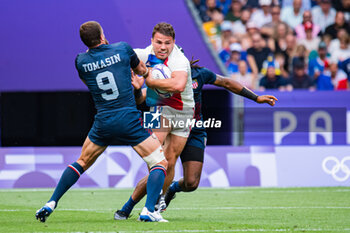 2024-07-24 - Antoine Dupont (France), Rugby Sevens, Men's Pool C between France and United States during the Olympic Games Paris 2024 on 24 July 2024 at Stade de France in Saint-Denis, France - OLYMPIC GAMES PARIS 2024 - 24/07 - OLYMPIC GAMES PARIS 2024 - OLYMPIC GAMES