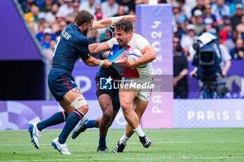 2024-07-24 - Antoine Dupont (France), Rugby Sevens, Men's Pool C between France and United States during the Olympic Games Paris 2024 on 24 July 2024 at Stade de France in Saint-Denis, France - OLYMPIC GAMES PARIS 2024 - 24/07 - OLYMPIC GAMES PARIS 2024 - OLYMPIC GAMES