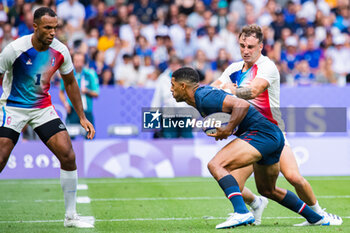 2024-07-24 - Jean Pascal Barraque (France), Rugby Sevens, Men's Pool C between France and United States during the Olympic Games Paris 2024 on 24 July 2024 at Stade de France in Saint-Denis, France - OLYMPIC GAMES PARIS 2024 - 24/07 - OLYMPIC GAMES PARIS 2024 - OLYMPIC GAMES