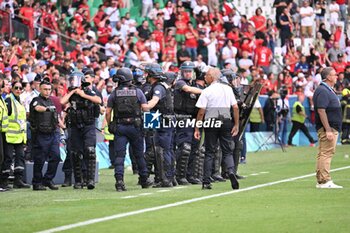 2024-07-24 - Security during the Football, Men's Group B, between Argentina and Morocco during the Olympic Games Paris 2024 on 24 July 2024 at Geoffroy-Guichard Stadium in Saint-Etienne, France - OLYMPIC GAMES PARIS 2024 - 24/07 - OLYMPIC GAMES PARIS 2024 - OLYMPIC GAMES