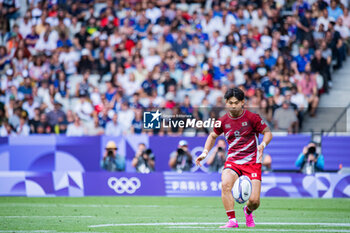 2024-07-24 - Yoshihiro Noguchi (Japan), Rugby Sevens, Men's Pool A between New Zealand and Japan during the Olympic Games Paris 2024 on 24 July 2024 at Stade de France in Saint-Denis, France - OLYMPIC GAMES PARIS 2024 - 24/07 - OLYMPIC GAMES PARIS 2024 - OLYMPIC GAMES