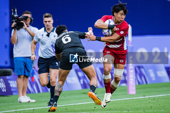 2024-07-24 - Shotaro Tsuoka (Japan), Rugby Sevens, Men's Pool A between New Zealand and Japan during the Olympic Games Paris 2024 on 24 July 2024 at Stade de France in Saint-Denis, France - OLYMPIC GAMES PARIS 2024 - 24/07 - OLYMPIC GAMES PARIS 2024 - OLYMPIC GAMES