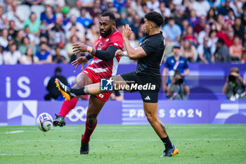 2024-07-24 - Josua Kerevi (Japan), Rugby Sevens, Men's Pool A between New Zealand and Japan during the Olympic Games Paris 2024 on 24 July 2024 at Stade de France in Saint-Denis, France - OLYMPIC GAMES PARIS 2024 - 24/07 - OLYMPIC GAMES PARIS 2024 - OLYMPIC GAMES