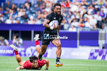 2024-07-24 - Akuila Rokolisoa (New Zealand), Rugby Sevens, Men's Pool A between New Zealand and Japan during the Olympic Games Paris 2024 on 24 July 2024 at Stade de France in Saint-Denis, France - OLYMPIC GAMES PARIS 2024 - 24/07 - OLYMPIC GAMES PARIS 2024 - OLYMPIC GAMES