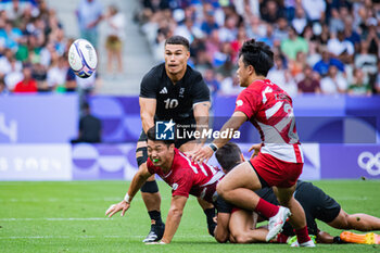 2024-07-24 - Tepaea Cook-Savage (New Zealand), Rugby Sevens, Men's Pool A between New Zealand and Japan during the Olympic Games Paris 2024 on 24 July 2024 at Stade de France in Saint-Denis, France - OLYMPIC GAMES PARIS 2024 - 24/07 - OLYMPIC GAMES PARIS 2024 - OLYMPIC GAMES