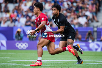 2024-07-24 - Junya Matsumoto (Japan), Rugby Sevens, Men's Pool A between New Zealand and Japan during the Olympic Games Paris 2024 on 24 July 2024 at Stade de France in Saint-Denis, France - OLYMPIC GAMES PARIS 2024 - 24/07 - OLYMPIC GAMES PARIS 2024 - OLYMPIC GAMES