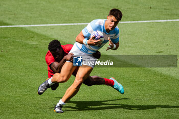 2024-07-24 - Agustin Fraga (Argentina), Rugby Sevens, Men's Pool B between Argentina and Kenya during the Olympic Games Paris 2024 on 24 July 2024 at Stade de France in Saint-Denis, France - OLYMPIC GAMES PARIS 2024 - 24/07 - OLYMPIC GAMES PARIS 2024 - OLYMPIC GAMES