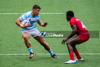 2024-07-24 - Agustin Fraga (Argentina), Rugby Sevens, Men's Pool B between Argentina and Kenya during the Olympic Games Paris 2024 on 24 July 2024 at Stade de France in Saint-Denis, France - OLYMPIC GAMES PARIS 2024 - 24/07 - OLYMPIC GAMES PARIS 2024 - OLYMPIC GAMES