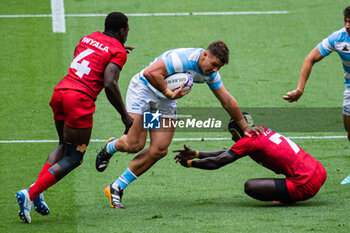 2024-07-24 - Agustin Fraga (Argentina), Rugby Sevens, Men's Pool B between Argentina and Kenya during the Olympic Games Paris 2024 on 24 July 2024 at Stade de France in Saint-Denis, France - OLYMPIC GAMES PARIS 2024 - 24/07 - OLYMPIC GAMES PARIS 2024 - OLYMPIC GAMES