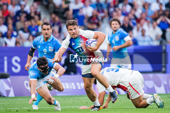 2024-07-24 - Antoine Dupont (France), Rugby Sevens, Men's Pool C between France and Uruguay during the Olympic Games Paris 2024 on 24 July 2024 at Stade de France in Saint-Denis, France - OLYMPIC GAMES PARIS 2024 - 24/07 - OLYMPIC GAMES PARIS 2024 - OLYMPIC GAMES