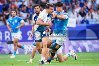 2024-07-24 - Antoine Dupont (France), Rugby Sevens, Men's Pool C between France and Uruguay during the Olympic Games Paris 2024 on 24 July 2024 at Stade de France in Saint-Denis, France - OLYMPIC GAMES PARIS 2024 - 24/07 - OLYMPIC GAMES PARIS 2024 - OLYMPIC GAMES