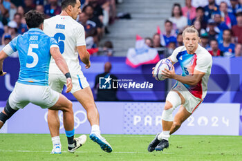 2024-07-24 - Stephen Parez Edo Martin (France), Rugby Sevens, Men's Pool C between France and Uruguay during the Olympic Games Paris 2024 on 24 July 2024 at Stade de France in Saint-Denis, France - OLYMPIC GAMES PARIS 2024 - 24/07 - OLYMPIC GAMES PARIS 2024 - OLYMPIC GAMES