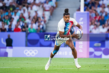 2024-07-24 - Jefferson-Lee Joseph (France), Rugby Sevens, Men's Pool C between France and Uruguay during the Olympic Games Paris 2024 on 24 July 2024 at Stade de France in Saint-Denis, France - OLYMPIC GAMES PARIS 2024 - 24/07 - OLYMPIC GAMES PARIS 2024 - OLYMPIC GAMES