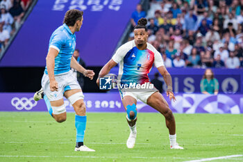 2024-07-24 - Jefferson-Lee Joseph (France), Rugby Sevens, Men's Pool C between France and Uruguay during the Olympic Games Paris 2024 on 24 July 2024 at Stade de France in Saint-Denis, France - OLYMPIC GAMES PARIS 2024 - 24/07 - OLYMPIC GAMES PARIS 2024 - OLYMPIC GAMES