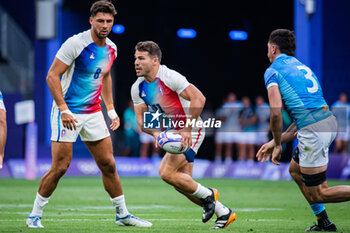 2024-07-24 - Antoine Dupont (France), Rugby Sevens, Men's Pool C between France and Uruguay during the Olympic Games Paris 2024 on 24 July 2024 at Stade de France in Saint-Denis, France - OLYMPIC GAMES PARIS 2024 - 24/07 - OLYMPIC GAMES PARIS 2024 - OLYMPIC GAMES