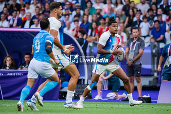 2024-07-24 - Jefferson-Lee Joseph (France), Rugby Sevens, Men's Pool C between France and Uruguay during the Olympic Games Paris 2024 on 24 July 2024 at Stade de France in Saint-Denis, France - OLYMPIC GAMES PARIS 2024 - 24/07 - OLYMPIC GAMES PARIS 2024 - OLYMPIC GAMES