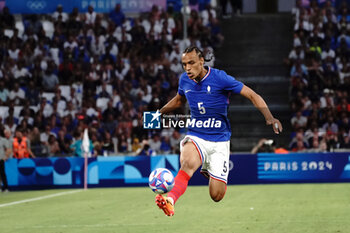 2024-07-24 - Kiliann Sildillia (France) during the Football, Men's Group A, between France and United States during the Olympic Games Paris 2024 on 24 July 2024 at Geoffroy-Guichard Stadium in Marseille, France - OLYMPIC GAMES PARIS 2024 - 24/07 - OLYMPIC GAMES PARIS 2024 - OLYMPIC GAMES