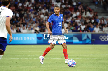 2024-07-24 - Enzo Millot (France) during the Football, Men's Group A, between France and United States during the Olympic Games Paris 2024 on 24 July 2024 at Geoffroy-Guichard Stadium in Marseille, France - OLYMPIC GAMES PARIS 2024 - 24/07 - OLYMPIC GAMES PARIS 2024 - OLYMPIC GAMES