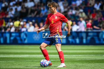 2024-07-24 - BARRIOS Pablo of Spain during the football match between Uzbekistan and Spain, Olympic Games Paris 2024 on 24 July 2024 at Parc des Princes stadium in Paris, France - OLYMPIC GAMES PARIS 2024 - 24/07 - OLYMPIC GAMES PARIS 2024 - OLYMPIC GAMES