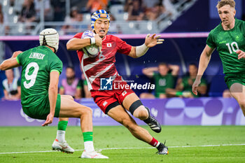 2024-07-24 - Moeki Fukushi (Japan), Rugby Sevens, Men's Pool A between Ireland and Japan during the Olympic Games Paris 2024 on 24 July 2024 at Stade de France in Saint-Denis, France - OLYMPIC GAMES PARIS 2024 - 24/07 - OLYMPIC GAMES PARIS 2024 - OLYMPIC GAMES